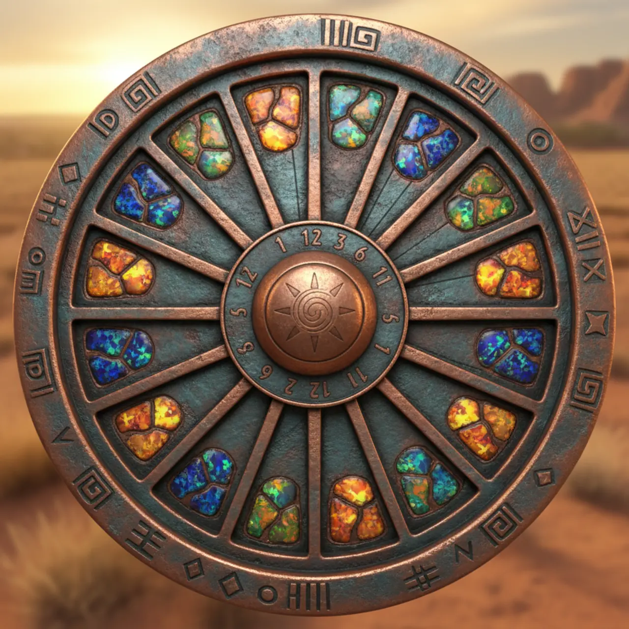Solar Dial Roulette Wheel